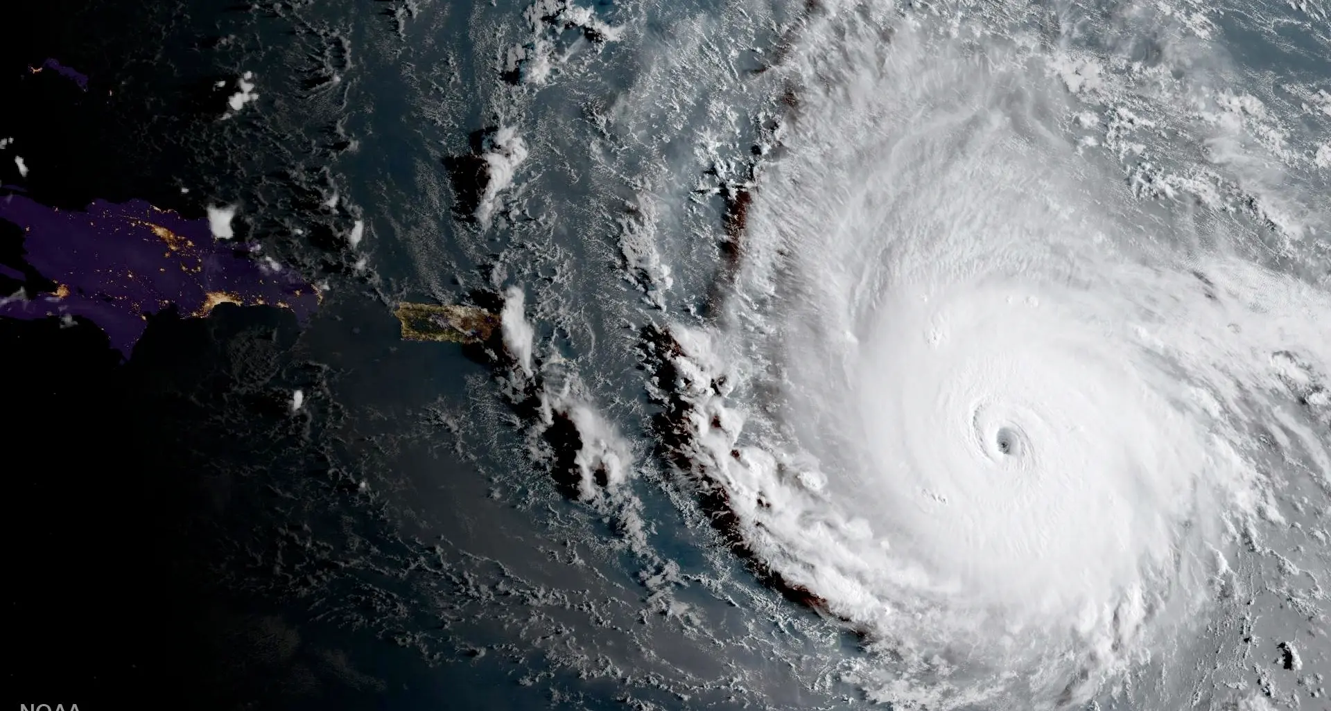 L'uragano Irma arriva ai Caraibi Mai venti così forti sull'Atlantico