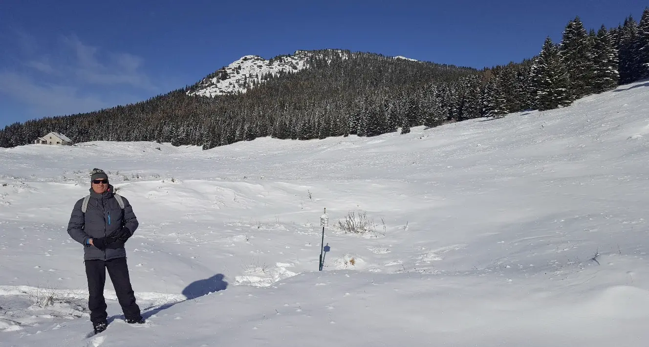 Vezzena, il termometro scende a 30 gradi sotto lo zero