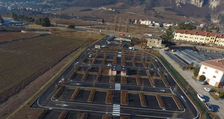 Aperta per la fiera di S. Lucia la nuova area per i camper