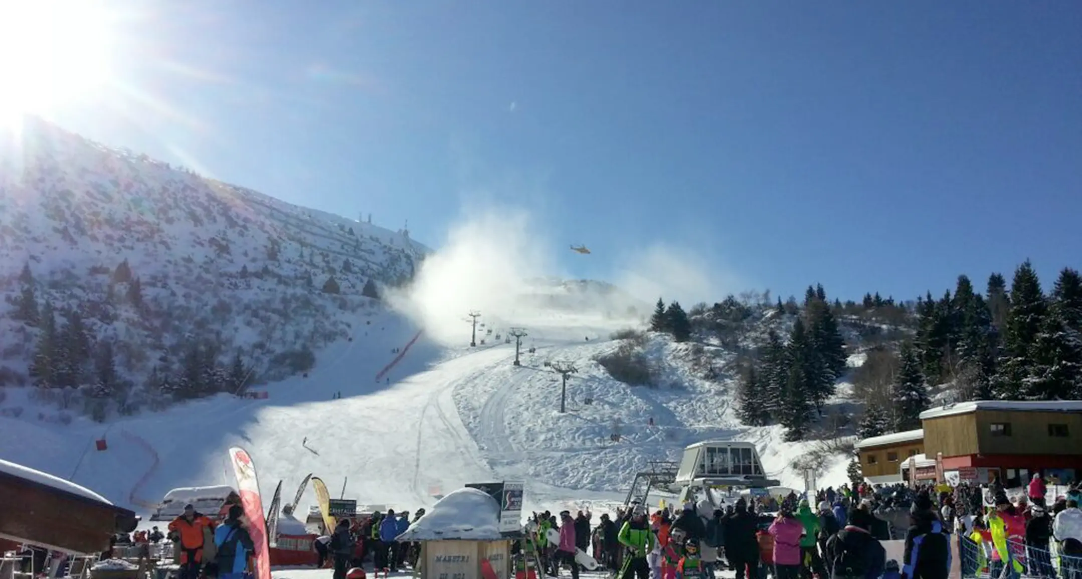 Infortuni in pista, soccorso snowborder sul Bondone