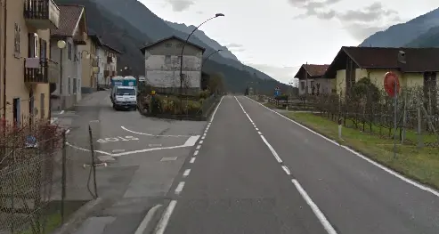 Auto centrata da un cervo Conducente ok, animale morto