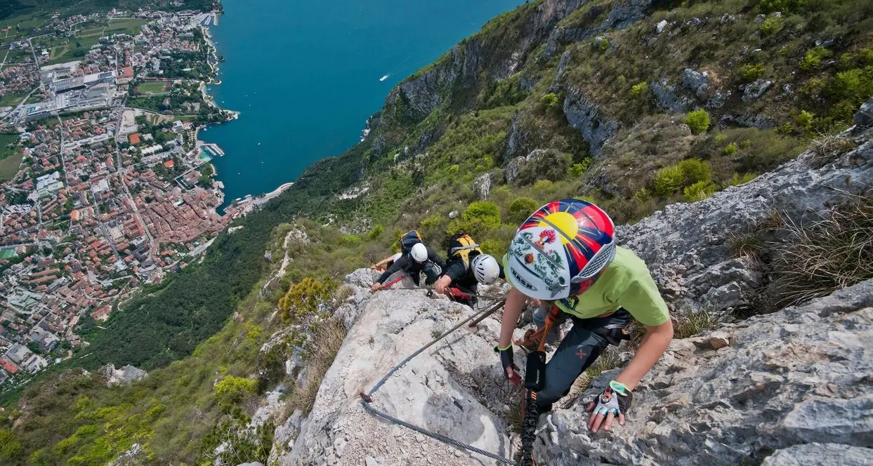 Il «Club Alpino tedesco» a Riva, trekking, climbing e mountainbike