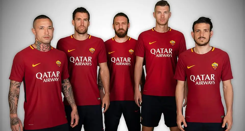 Roma: sponsor Qatar Airways Debutto domani ad Anfield