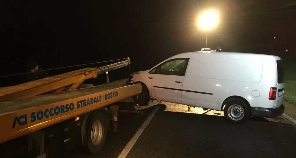 Incidente a Levico, scontro a tre: statale 47 chiusa per oltre un'ora
