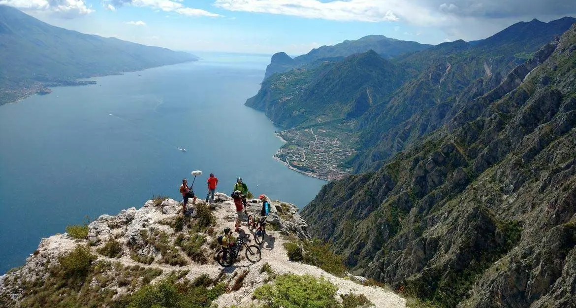 Il Garda trentino visto da lontano