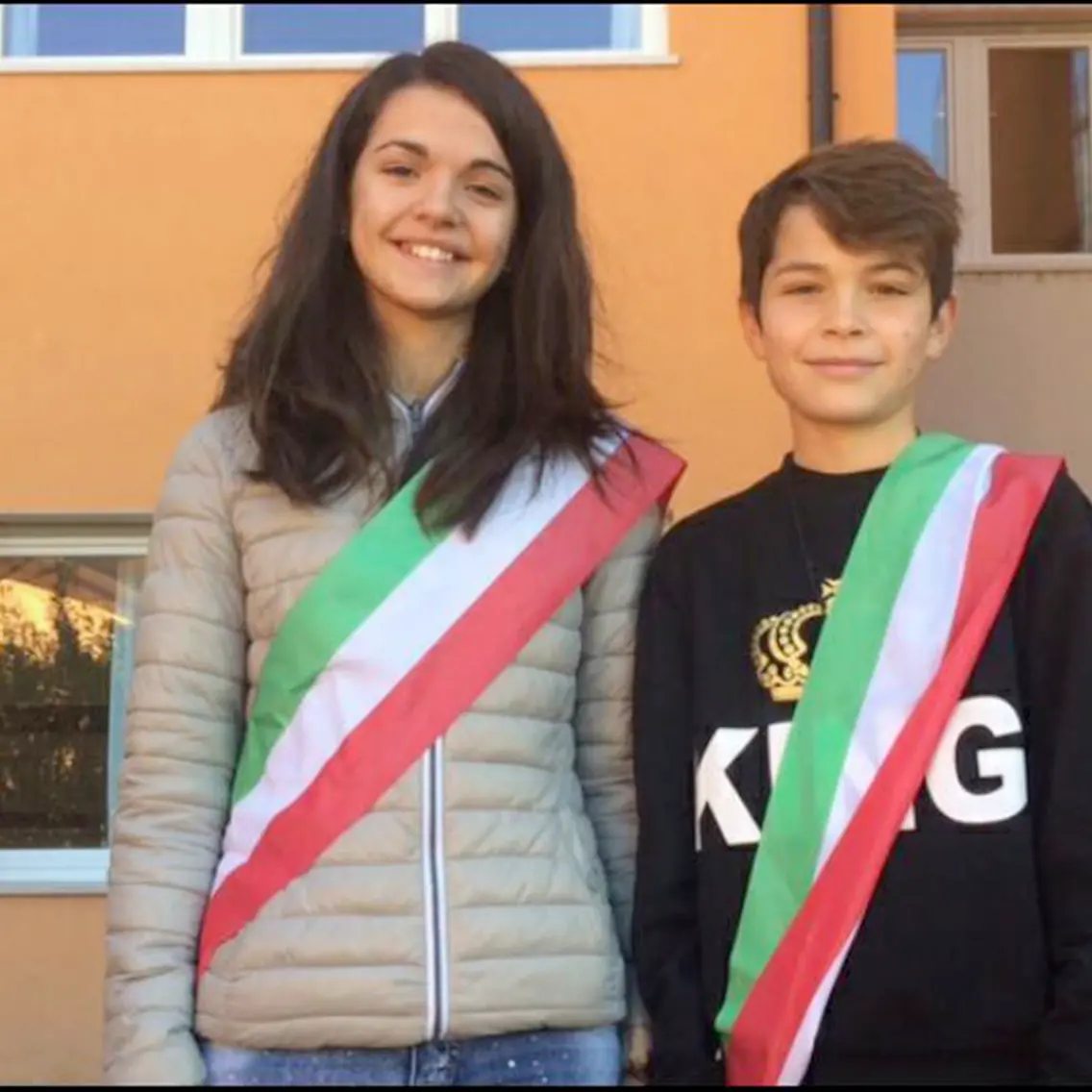 Matilde Gottardi e Tommaso Zambelli nuovi sindaci delle scuole medie \"Stainer\"