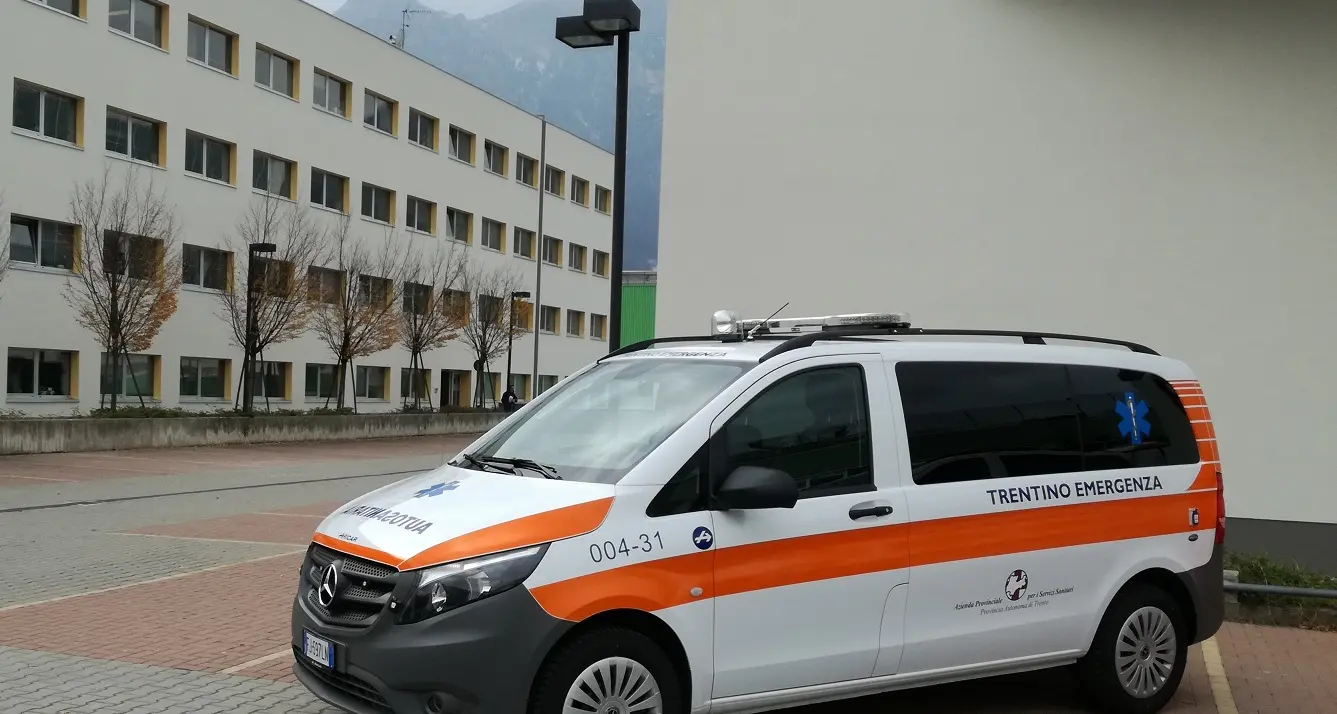 Pergine, da oggi in servizio una nuova autosanitaria