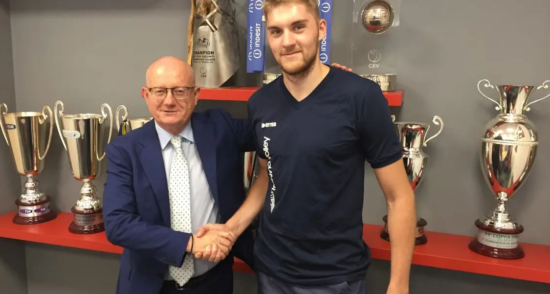 Volley, Teppan è a Trento «Ho coronato un sogno»