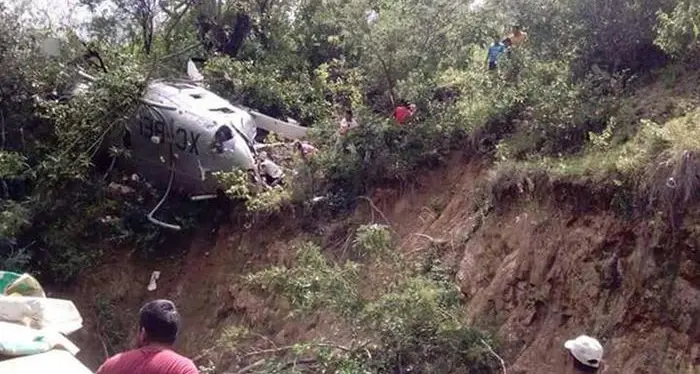 Cade elicottero in Messico Sono morti sette militari