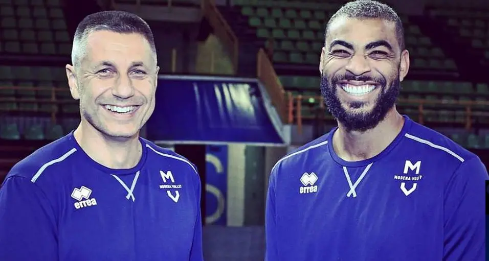 A Modena ecco la strana coppia Ngapeth con Rado Stoytchev