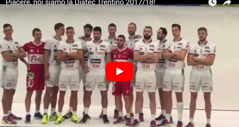 Trentino Volley si presenta in video a tutti i suoi tifosi