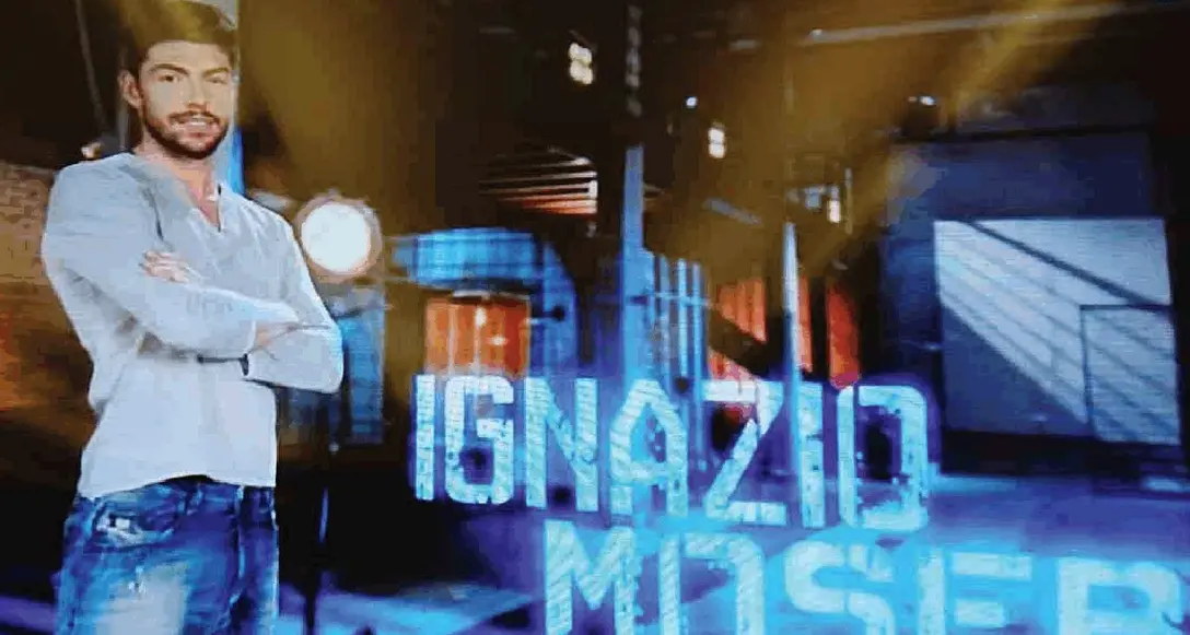 Ignazio Moser al via del Grande Fratello Vip