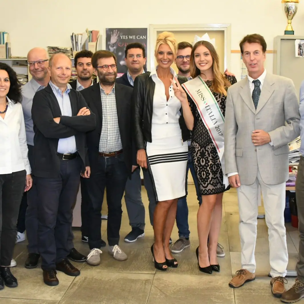 Miss Italia Alice Rachele Arlanch in visita all'Adige «Vi racconto la mia grande emozione». Foto e video