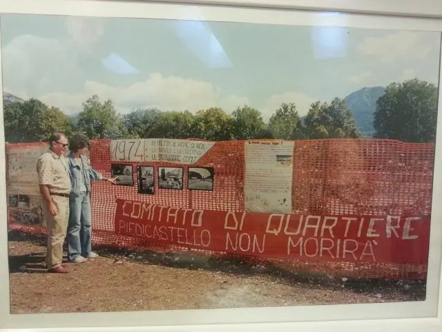 Protesta comitato di quartiere Piedicastello 1987
