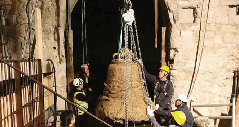 Torre civica, riecco campana Suonerà alle prossime Vigiliane