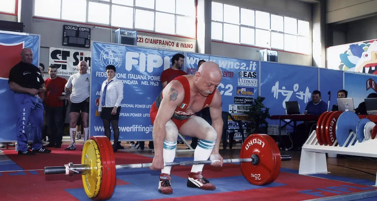 «Cico» Zanetti, a 73 anni, di nuovo re in Italia dello stacco da terra con 200 kg