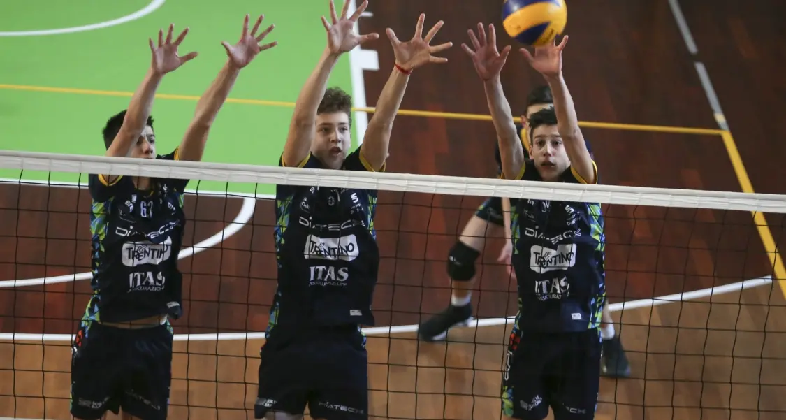 L'Under 14 della Trentino Volley in semifinale alla Boy League dopo due grandi vittorie