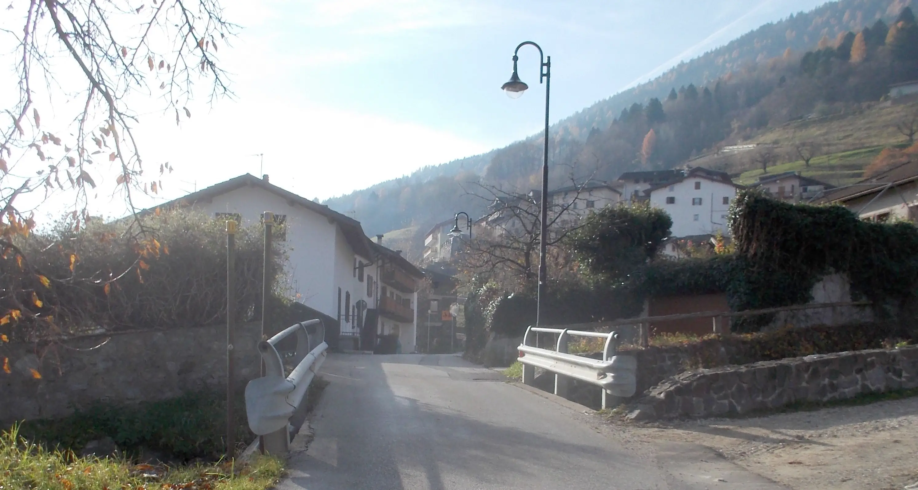 Pergine, più larga la strada a Valcanover