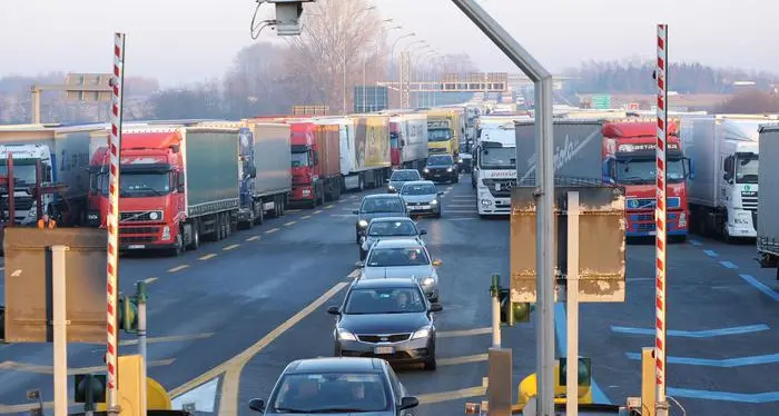 Merci in autostrada: +60% di tir Nordest su Nordovest