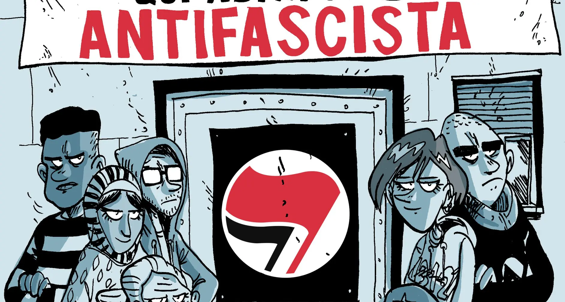 Dopo raid a Pavia, Zerocalcare disegna adesivi antifascisti