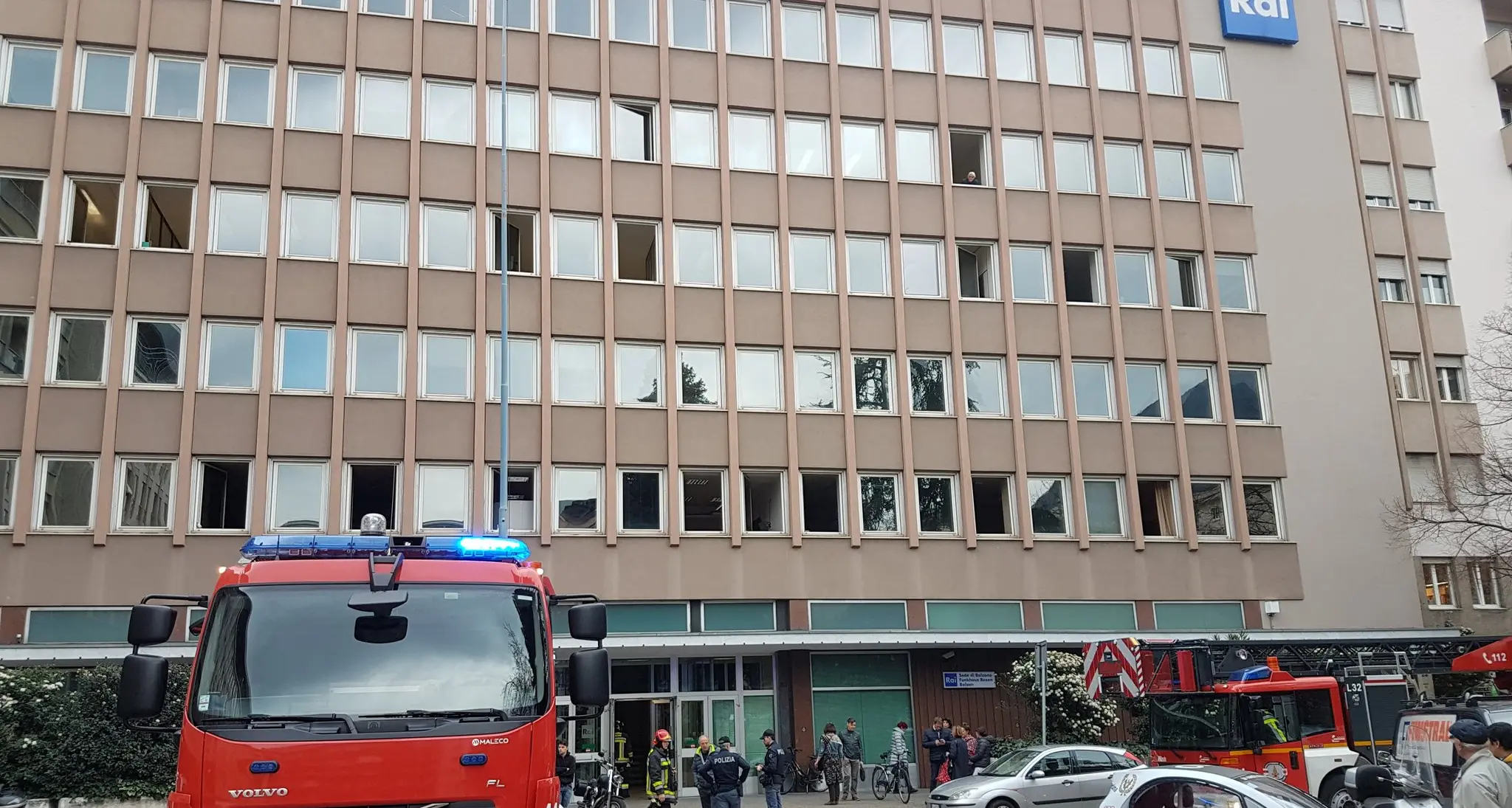 Incendio nella sede Rai Evacuati alcuni piani