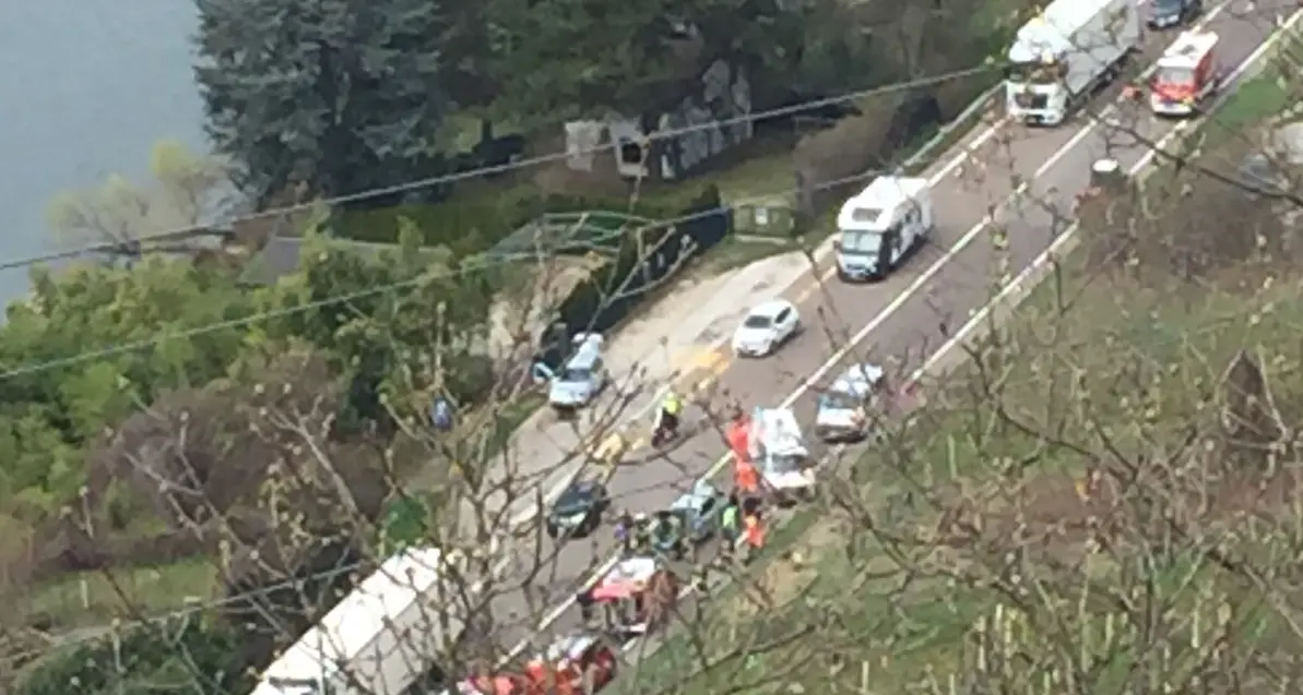 Scontro sulla Valsugana Incidente e code alle Terrazze