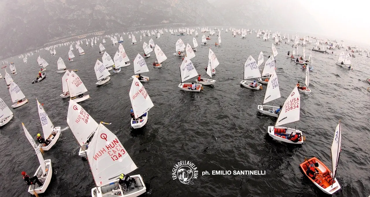 Meeting del Garda Optimist 1400 velisti in gara a Riva