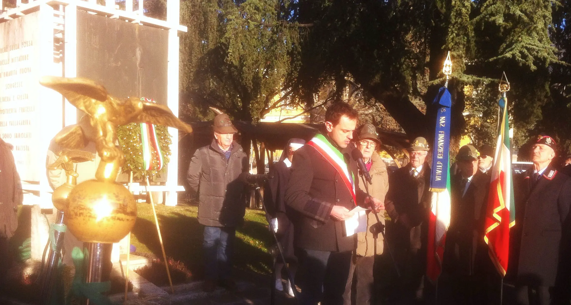 Giornata della Memoria in piazzale Orsi