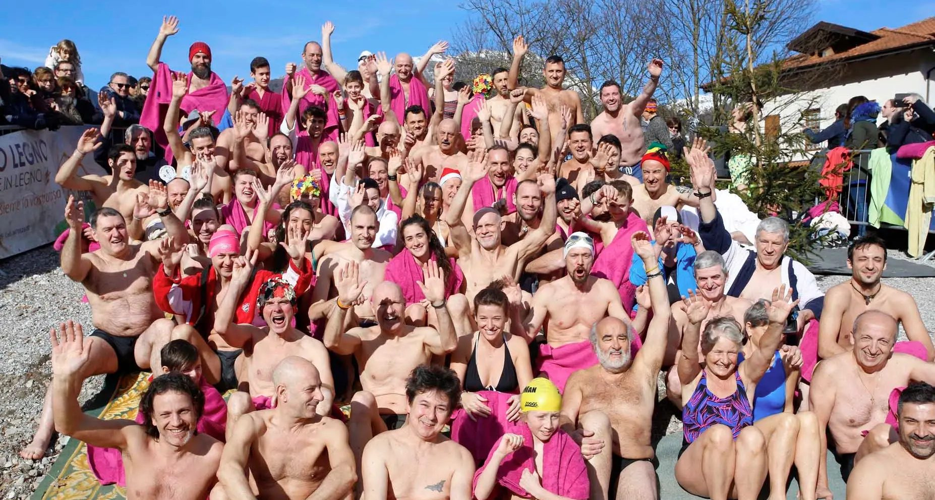 Tutti i nomi dei 93 arditi al «Tuffo della merla»