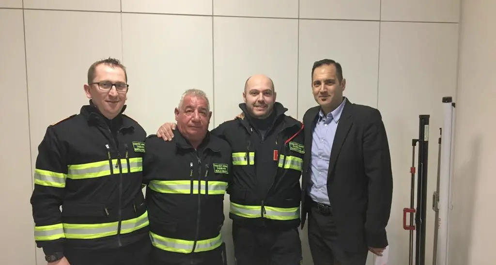 Fabrizio Marcolla nuovo comandante dei vigili del fuoco di Zambana