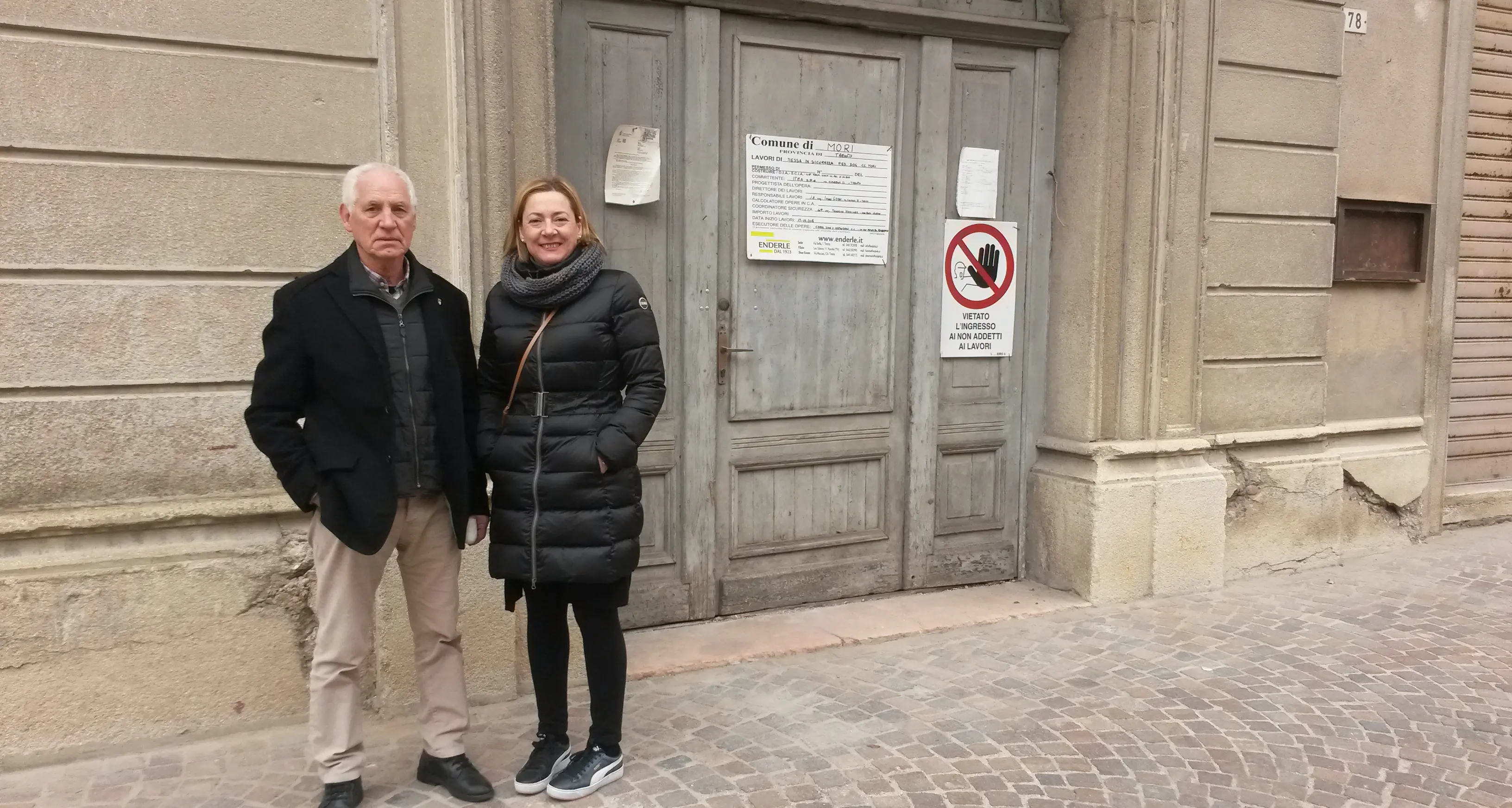 Ex agrarie di Mori, via le transenne