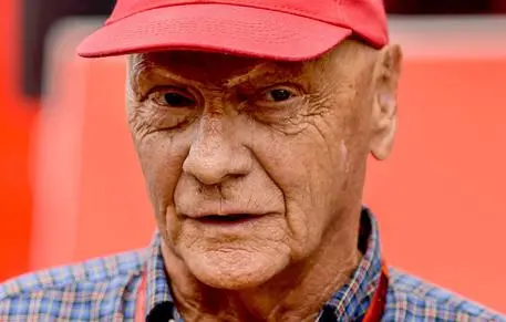epa05448822 Niki Lauda speaks during an interview on the Hockenheimring in Hockenheim, Germany, 30 July 2016. EPA/WOLFRAM KASTL