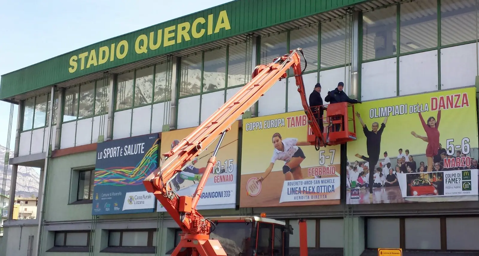 Rovereto: pannelli in affitto al Quercia per aiutare lo sport