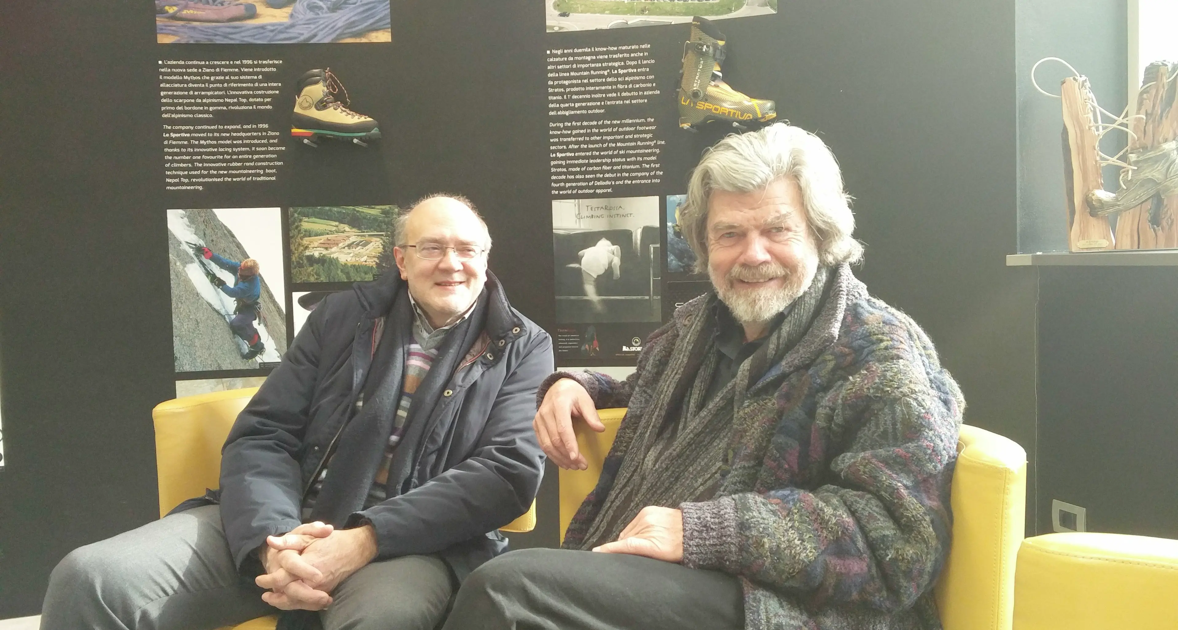 Montagna e cultura del lavoro L'assist di Messner a Dellai