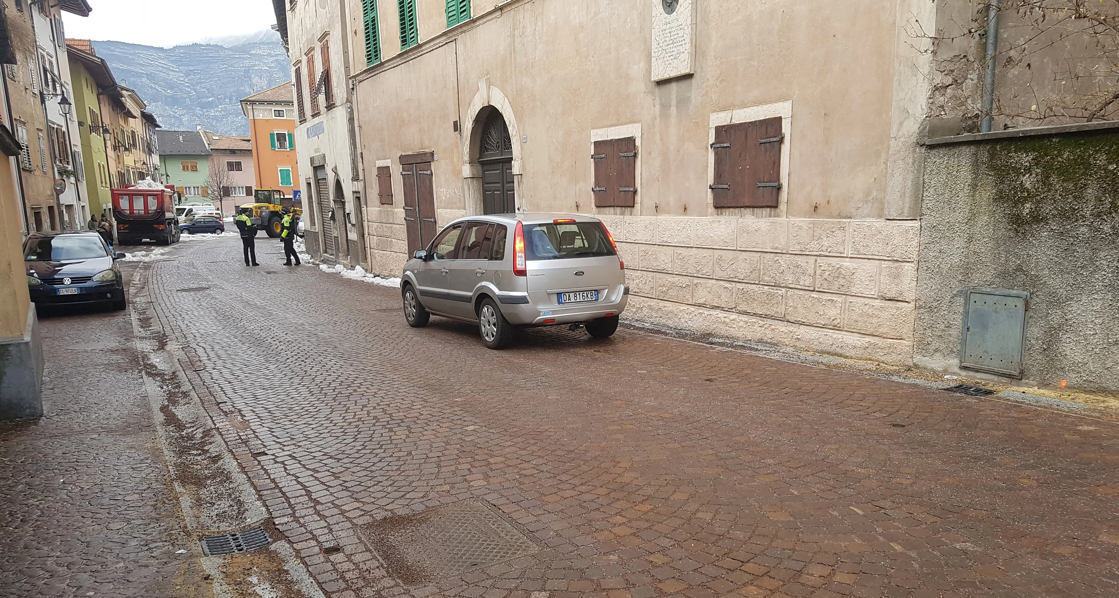 Lavis, riaperta la nuova via 4 Novembre Conclusi anche i lavori a piazzale Maffei