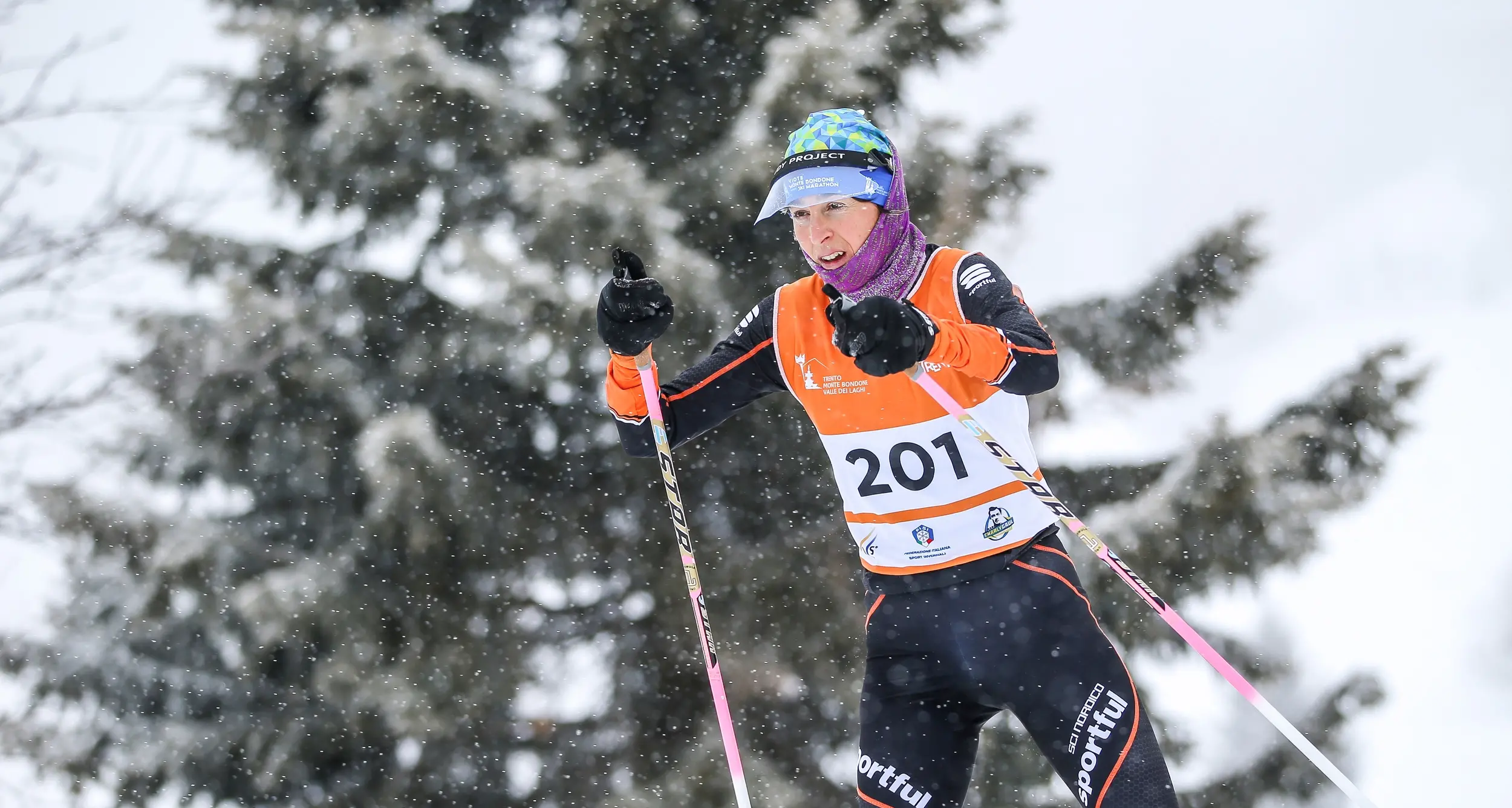 Viote Ski Marathon skating Trionfo Brunner e Confortola