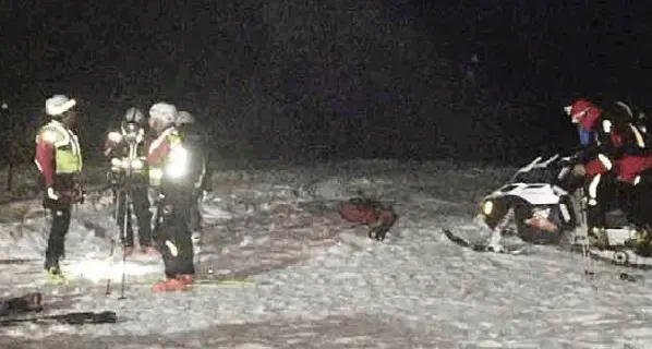 Bondone, donna precipita nel canalone Marito nella nebbia, trovato dopo 6 ore