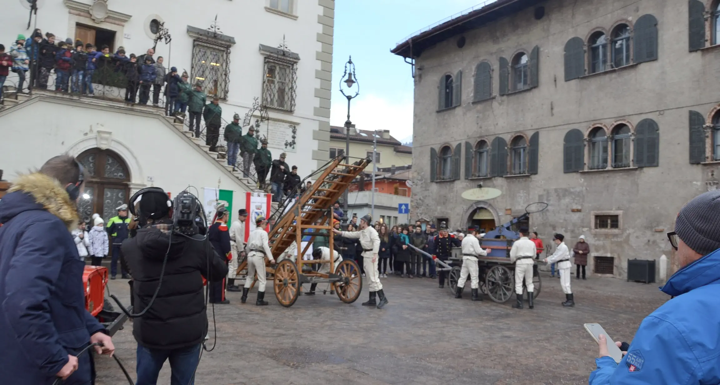 Pergine diventa un set per Mezzogiorno in Famiglia