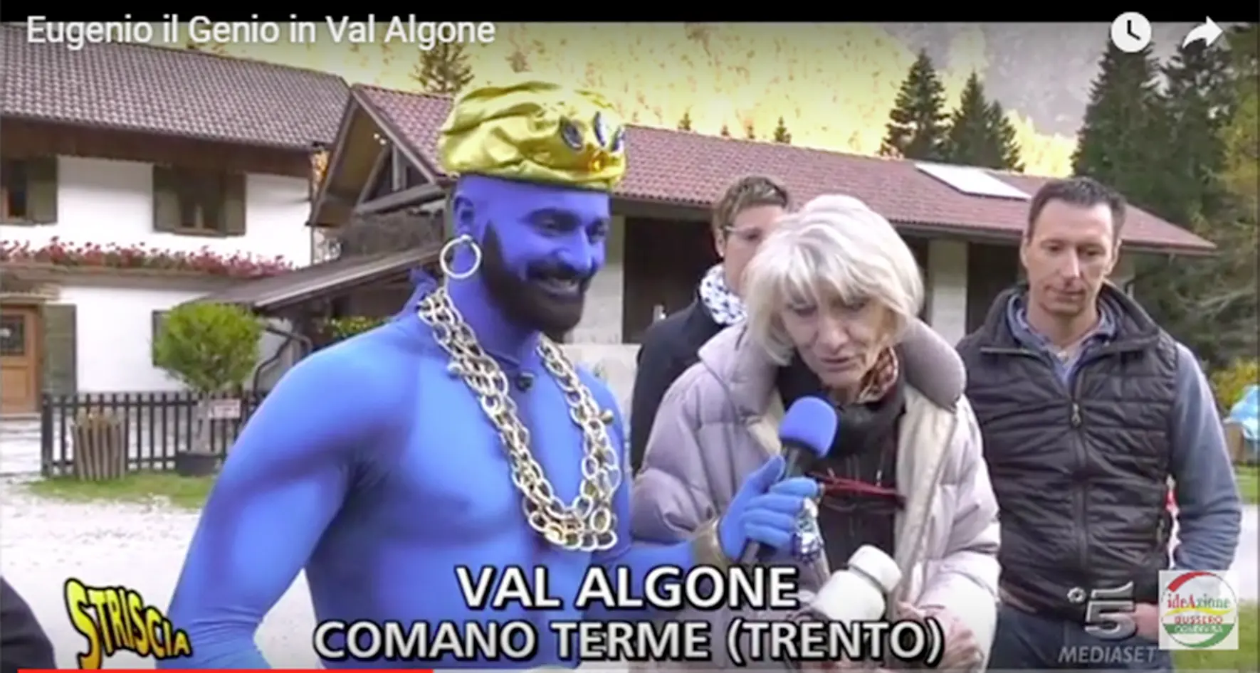 Val d'Algone senza elettricità su «Striscia la Notizia»