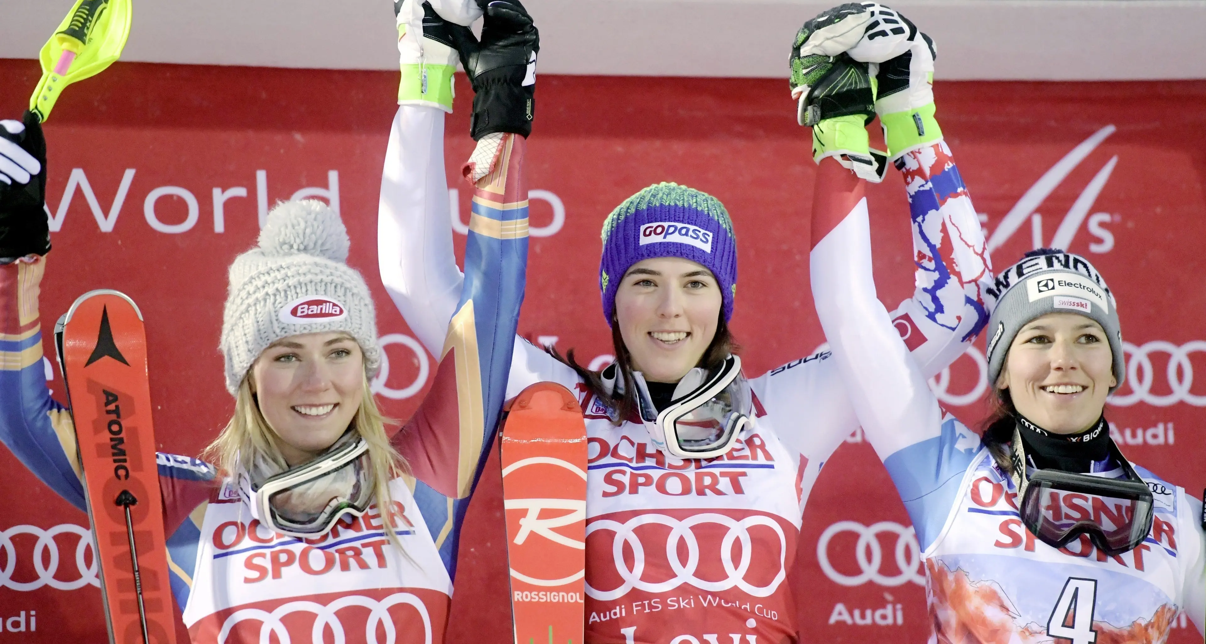 Speciale, la slovena Vhlova batte la «regina» Shiffrin