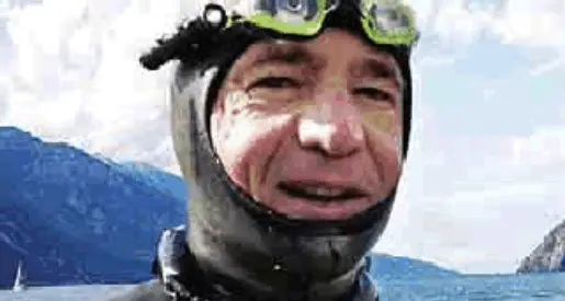 Apnea, Tomasi migliora il suo record mondiale