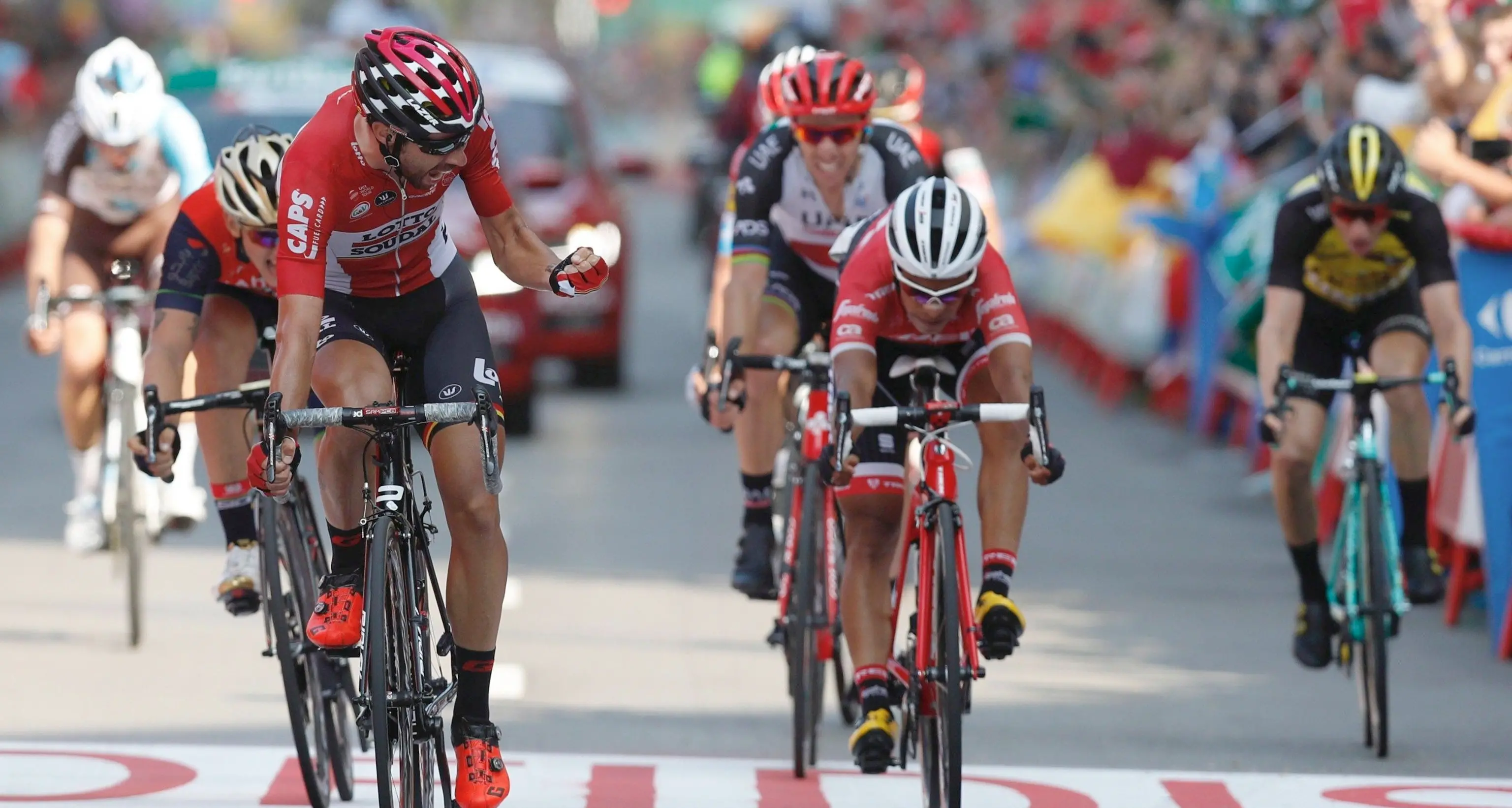 Vuelta, vince De Gendt Trentin quattordicesimo