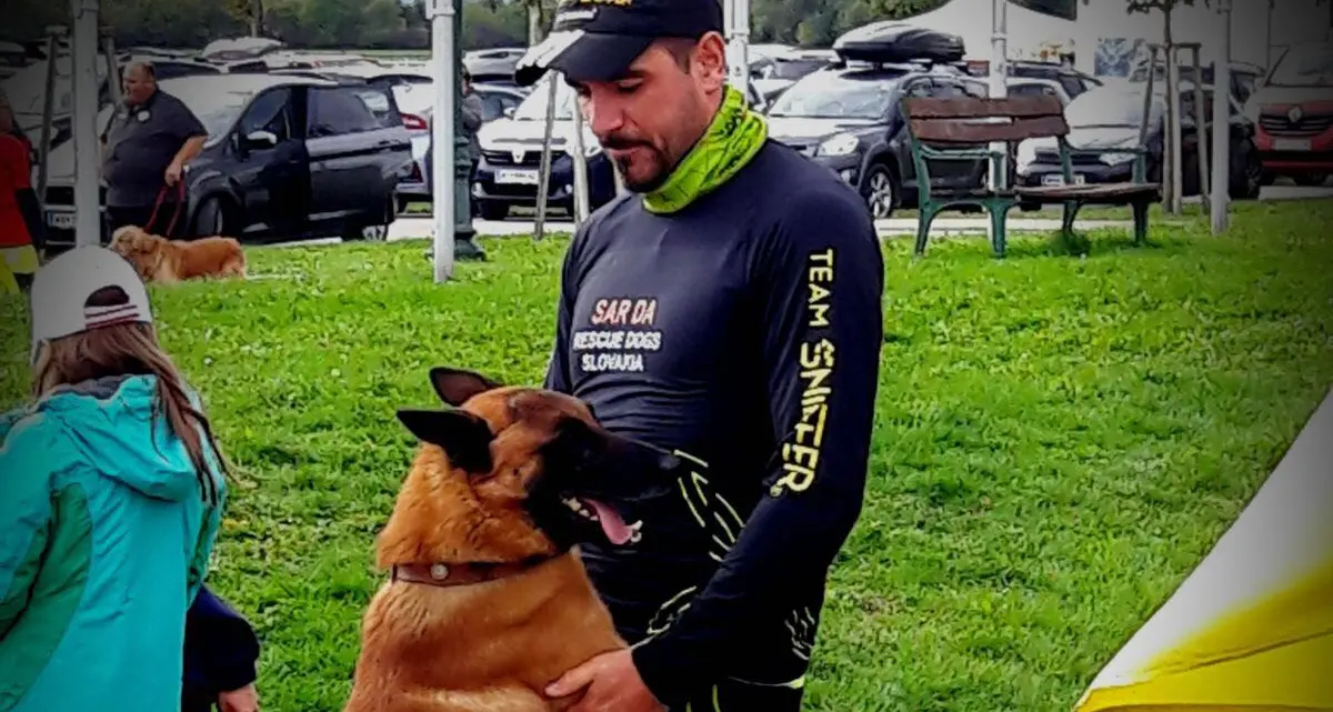 Il trentino Alessandro Dalvit sesto al mondiale cani da soccorso in maceria