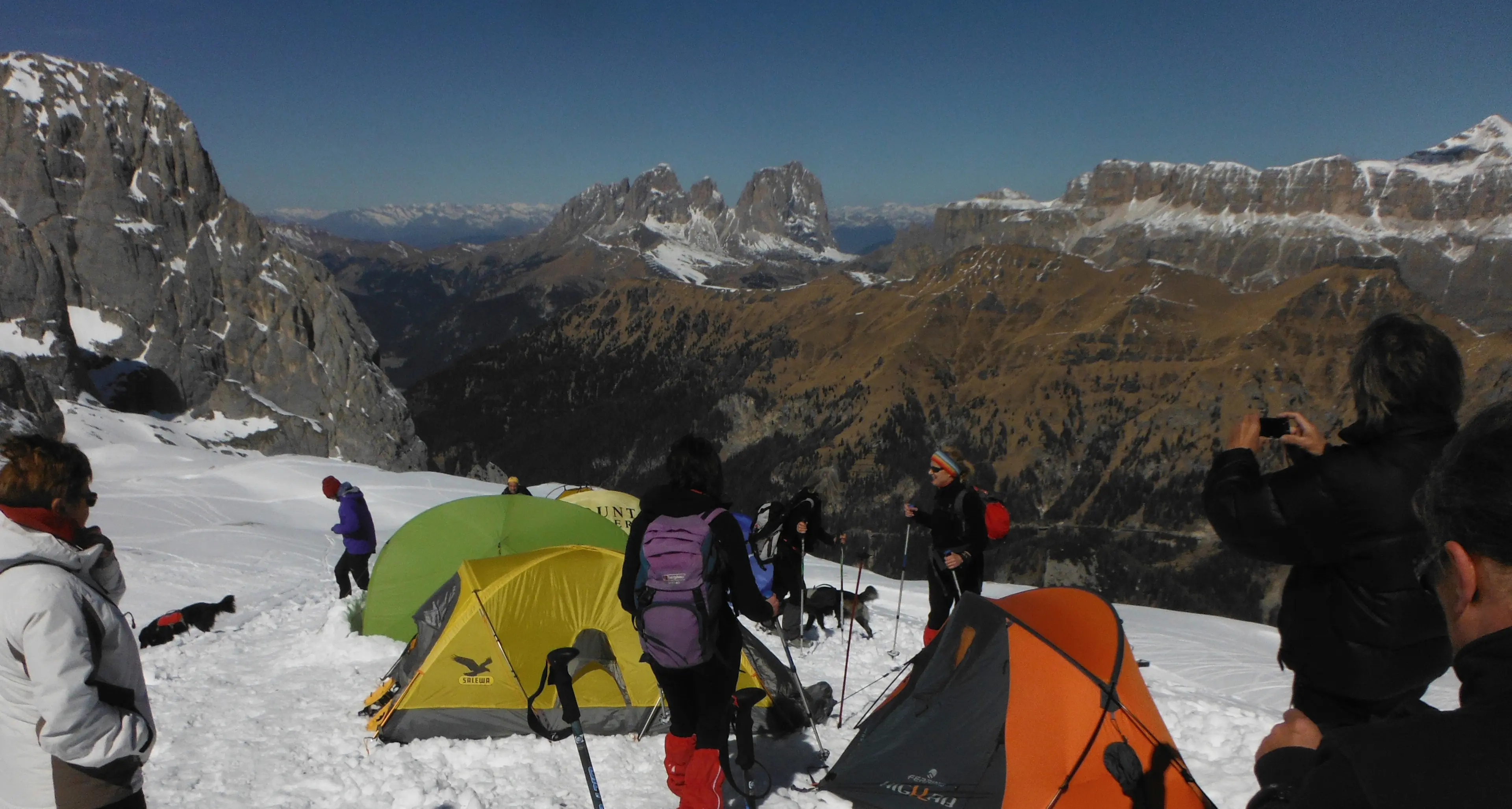 Ecologisti in Marmolada per un rilancio sostenibile