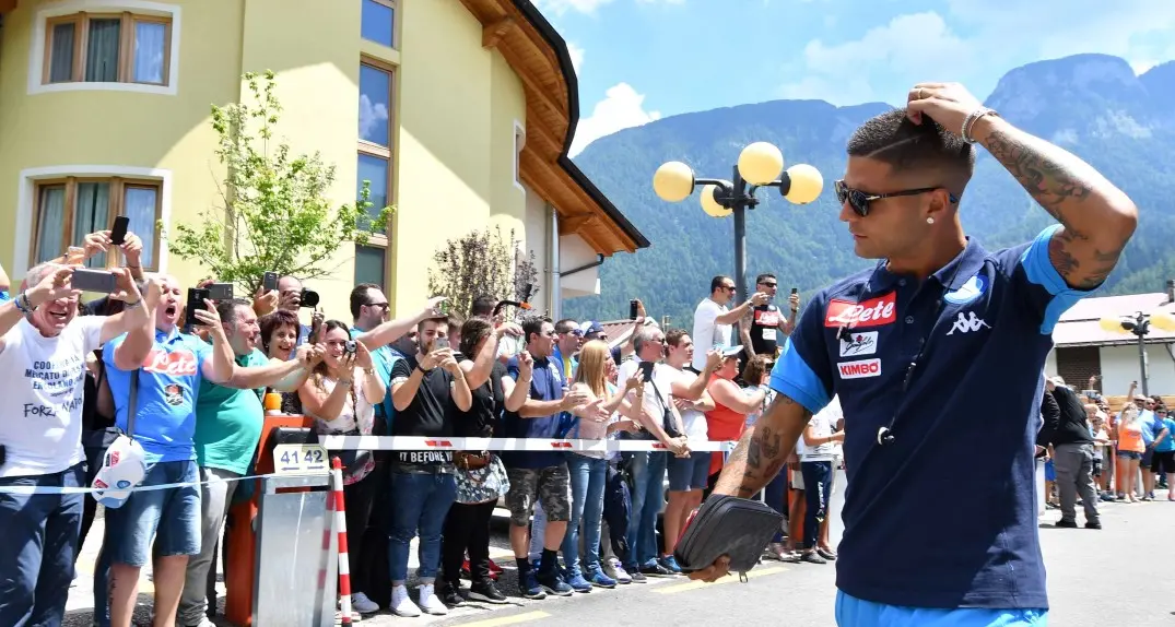 Il Napoli è già al lavoro nel ritiro di Dimaro Folgarida