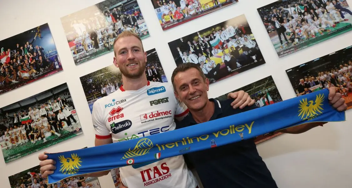 Trentino Volley, Zingel: «Qui mi sento come a casa»