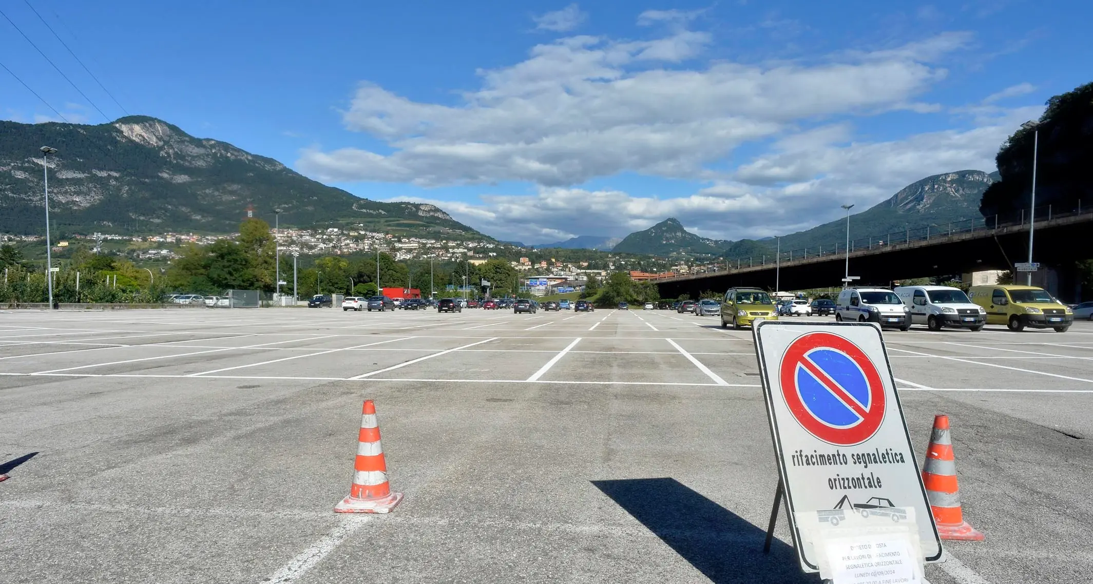 Parcheggio ex Zuffo chiuso per la Trento-Bondone
