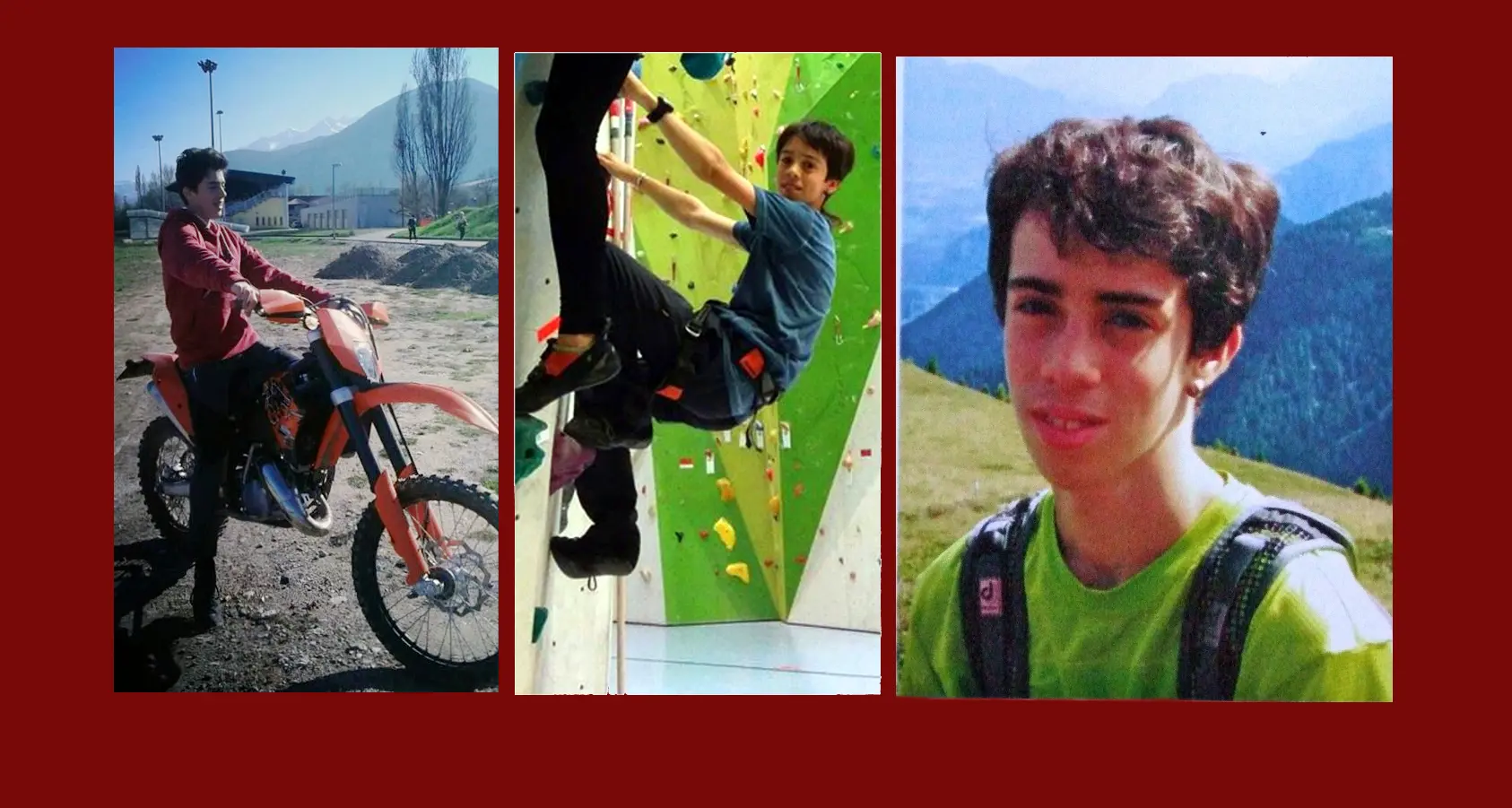 Oggi l'addio a Mirko Micheli, morto in moto a 15 anni I funerali alle 14 a Cles, l'intero paese è in lacrime