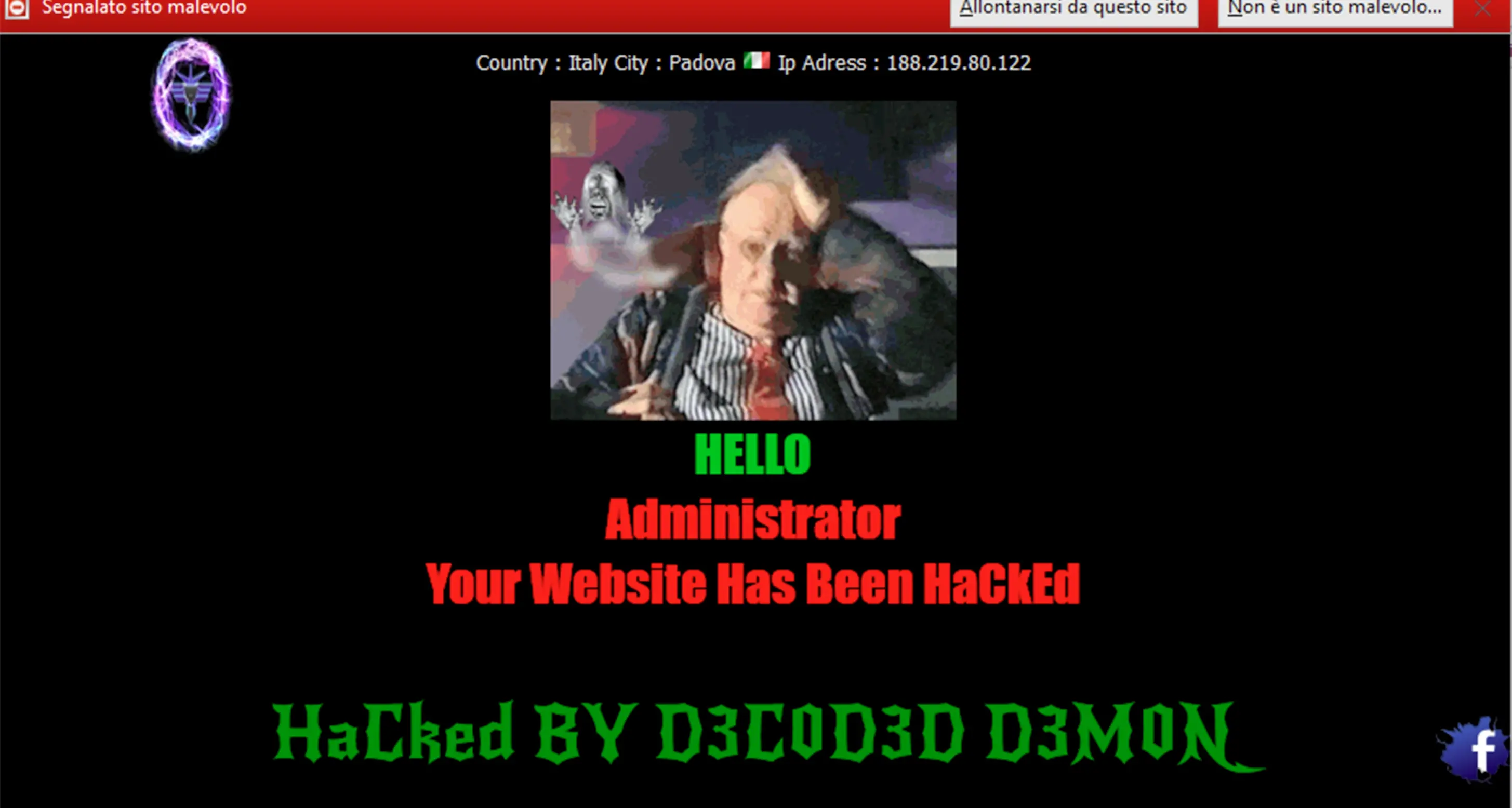 Rischio virus informatici sul sito internet dell'asilo