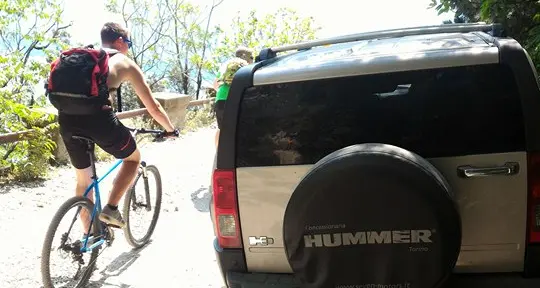 Con l'Hummer sulla Ponale Di Stasio: «Stavo lavorando»